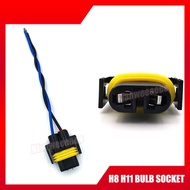 H8 H11 Car Headlight Fog Lamp Bulb Holder Socket 1PCS
