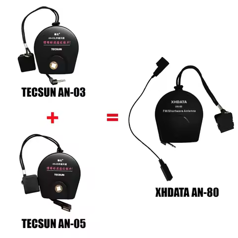 XHDATA AN80 External Antenna Suitable with all TECSUN Radios and other brand radios Improve listenin