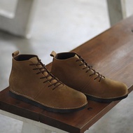 Stream Stream 01ch Brown Chukka Boots Men's Genuine Leather
