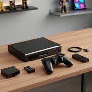 128GB 4K Plug-and-Play Game Stick with 20000+ PS1 Classics, 2.4G Wireless Pad Stik Permainan 128GB 4
