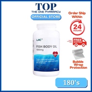 LAC Fish Body Oil 1000mg (180 Softgels)