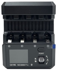 ชาร์จแบตเตอรี่แบบไร้สาย SKYRC NC3000Pro ช่อง 4 Bluetooth APP ควบคุมโทรศัพท์มือถือ แบตเตอรี่ Ni-MH / 