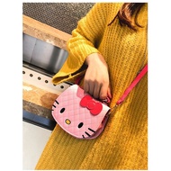 3G3 AL SAHHIA KAWAII CUTE PRETTY BOW HELLO KT PU HANDBAG KID GIRLS BAG SLING BEG