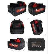 READY STOCK M18 6.0 HIGH QUALITY  REPLACEMENT MILWAUKEE BATTERY