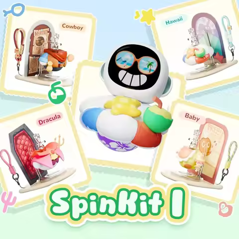 Eiliko's Swappable Themed Bodies SpinKit Comes with 4 Themed Bodies Accessories Toys (Only Replaceme