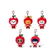 [現貨] TXT PPULBATU PLUSH KEYRING APPLE VER HEY! APPUL MARKET POP UP STORE 快閃周邊 週邊 小卡 公仔 娃娃 原皮 代購 蘋果娃