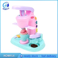 [Homyl4] Pretend Ice Cream Maker Toy Develop Clay Tool for Kids Toddlers Aged 3-8 Holiday Present Gifts