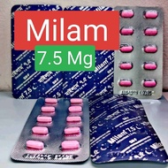 Milam 7.5 Mg pink 1 PAPAN 10 TABLET 5 PAPAN 50 TABLET 10 PAPAN 100 TABLES