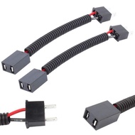H7 Male H7 Female Conversion Cable Car Headlight Plug Adapter Extension 2 Pieces