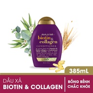 Bộ Gội Xả OGX Biotin & Collagen Làm Dày Tóc 2x385ml Biotin & Collagen Shampoo And Conditioner