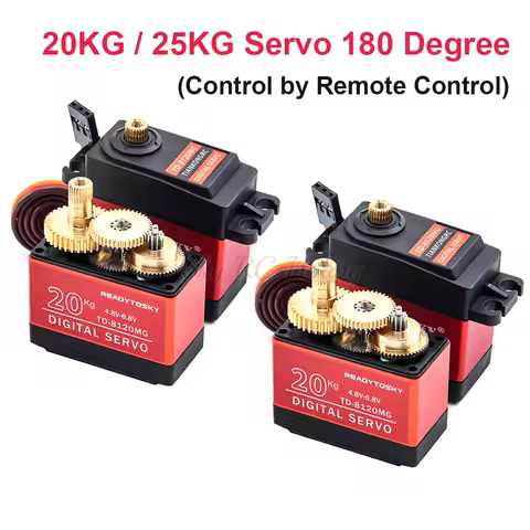 20kg TD8120MG / 25kg TD8325MG High Torque Motor Servo Waterproof Digital 180 Degree Servo Use with R