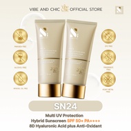 [2 Tubes] SN24 Multi UV Protection Hybrid Sunscreen SPF50+ PA++++ Skin Doctor