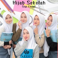 SCHOOL EDITION HIJAB (PARIS PREMIUM) BY AYZEL 50 COLORS++ Square Middle School High School HIJAB/.