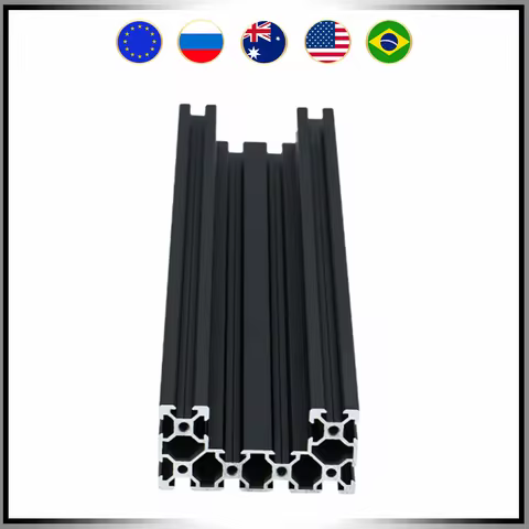 4080 C beam 20 series 4080U V-slot Aluminum extrusion European standard silver black for CNC router