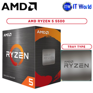 Itw | AMD Ryzen 5 5500 6 Cores 12 Threads Desktop Processor (Box | Tray Type)