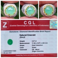 Batu Zamrud Colombia Jamrud Emerald Colombia Minor Memo 3.27 crt