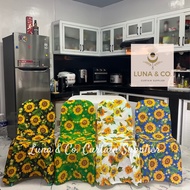 SUNFLOWER DESIGN Monoblock Chair Cover (Geena fabric) | Standard Size / Catering Chair Cover