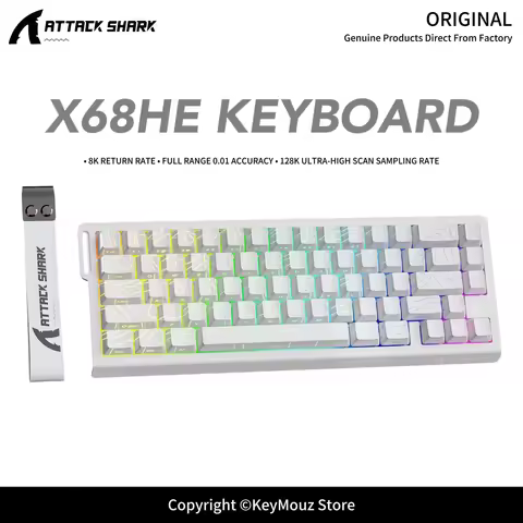 X68HE ATTACK SHARK X68Pro X68Max Magnetic Gaming Keyboard for Pro Esport 0.01mm Precision 0.125ms La