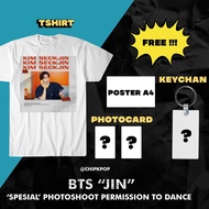 JIN BTS I KAOS KPOP I JIN PHOTOCARD I BAJU BTS I KAOS BT21 I BAJU BT21 I KAOS KPOP I BTS STREETWEAR 