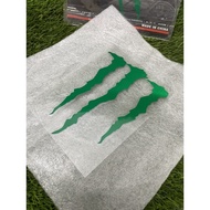 MONSTER GREEN STICKER