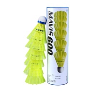 Yoni Badminton M600 Nylon Ball Play-Resistant Stable Plastic Ball YY YY 6pcs Pack