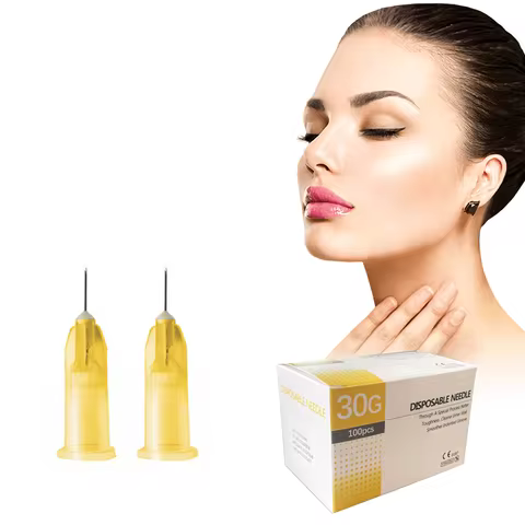 Small Sharp Needle Single Packaged Disposable Sterile for teeth irrirgation 32G 6mm 34g 4mm 1.5mm Pa