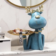 Modern Deer Tray Tabletop Organizer Foyer Home Decoration