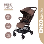 Bebe Amico Enzo Lightweight One Way Facing Travel Stroller (5.8kg) - Suitable from Newborn to 22kg B