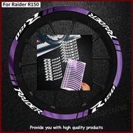 Race Inspired Wheel Rim Sticker for Suzuki Raider R150 FI Waterproof Sun UV Resistant 10 Color Optio