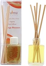 Ethnic Choice Aroma Galaxy Orange Blossom Reed Diffuser Set/Aroma Reed Diffuser/Home Fragrance/Scented Reed Diffuser for Offices, Home, Hotel, Bathroom &amp; Living Room - 30 ML with 6 Reed Sticks