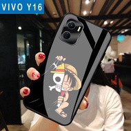 HP {H10} VIVO Y16 Glass Softcase - VIVO Y16 Phone Case - VIVO Y16 Phone Case - Vivo Y16 Softcase