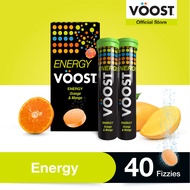 VOOST Energy Effervescent Vitamin Supplement 40 Tabs to support energy production (40 count)