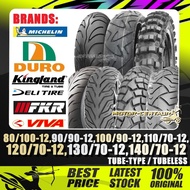 TAYAR 80/100,90/90,100/90,110/70,110/90,120/70,130/70,140/70-12 SWALLOW,DELI,FKR,MICHELIN,VIVA TUBEL