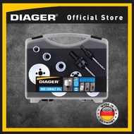 Diager 653C Set 9PCS Hole Saw Plumbers HSS Cobalt 8% Sizes Ø19-25-32-38-44-57-68MM