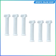 [Beauty] 6 Pieces Mini Roman Pillars Classic Greek Statues Architectural Sculpture