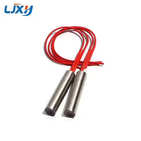 LJXH 2PCS 15mm 30~70mm Single-End Heating Tube Cartridge Heater Cylindrical SUS 110/220/380V 110/150