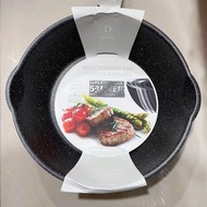 MY DOT Stone Coating Smokeless Non Stick Frying Pan Induction Deep Pan (26cm/28cm/30cm)