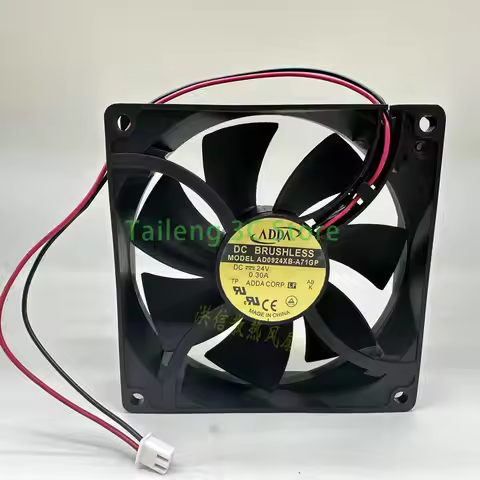 AD0924XB-A71GP 92mm 9225 DC 24V 4000RPM High Speed Air Flow Server Cooling Fan,92X92X25mm Dual Ball 
