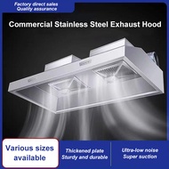 Commercial Range Hood Kitchen Cooker Hood Stainless Steel Exhaust Hood Kitchen Range Hood
