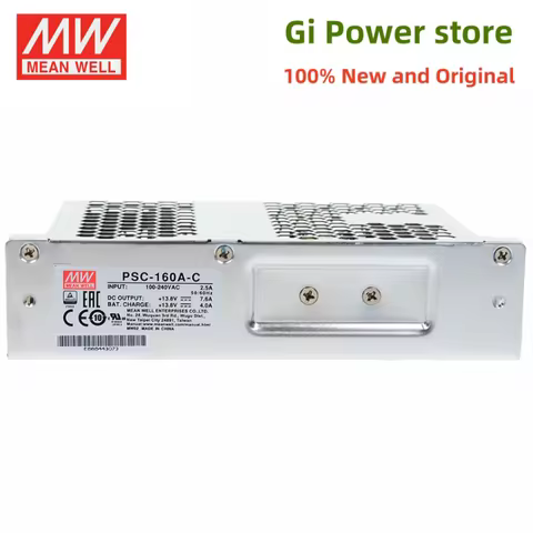 PSC-160 160W MEAN WELL Security power supply PSC-160A-C PSC-160B-C 12V/24v Single Output Battery Cha