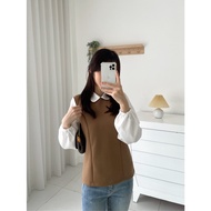 Rt-0423 (Level B) Long Sleeve Korean Collar Blouse