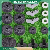 18Pcs Cymbal Washer Set Non Slip Cymbal Felt Washer Set  Drum Accessories