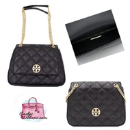 (STOCK CHECK REQUIRED)NEW AUTHENTIC INSTOCK TORY BURCH WILLA SMALL SHOULDER BAG 87863 BLACK