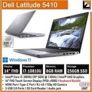 Dell Latitude 5410 (1 YEAR WARRANTY T&C) 14" FHD TOUCH Core i7-10810U (10th GEN) UPTO 32GB RAM 1TB S