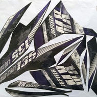 UNGU Yamaha jupiter mx 135 2013 black-purple striping sticker