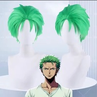 Anime One Piece Wano Country Roronoa Zoro Cosplay Costume For kids Men Green Kimono Robe Cloak Hallo