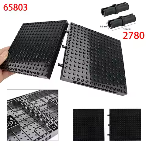 Compatible 65803 2780 Technical Bricks 16x16 Base Plate Mosaic Pop Pixel Art Bricks Parts MOC Perfor