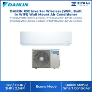 DAIKIN 1HP/1.5HP/2HP/2.5HP R32 Inverter Wireless (WiFi, Built in WiFi) Wall Mount Air Conditioner | 