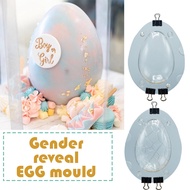6 inch Gender reveal egg mould Tall Dinosaur egg mould easter jelly cake decorating eggs mold rabbit bunny mould