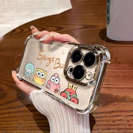 For Vivo Y36 Y36i Y38 Y50 Y55 Y55s Y75 Y77 Y77e Y77t Y78 Y78+ Cartoon Sponge Bob Pattern Soft Airbag